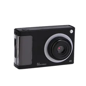 4k 디지털 카메라 키즈 48MP 자동 초점 비디오 캠코더 4X 줌 youtube 용 휴대용 흔들림 방지 HD 블로깅 카메라