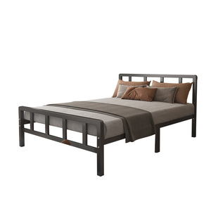 Giường sắt đơn hiện đại 1.5m với khung kim loại cho thuê ký túc xá nhà hoặc phòng ngủ để sử dụng phòng khách - Product Image 1