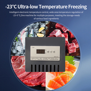 Siêu thị kết hợp đảo tủ đông, tủ lạnh hiển thị ngang-23 ℃ cửa kính Tủ đông nhiệt độ thấp - Product Image 4