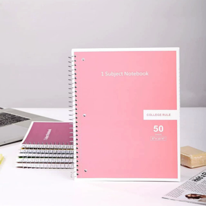 8 quaderno di composizione a <span class=keywords><strong>spirale</strong></span> "* 10.5" una regola universitaria con fori a righe larghe <span class=keywords><strong>quaderni</strong></span> di stampa colorati - Product Image 2