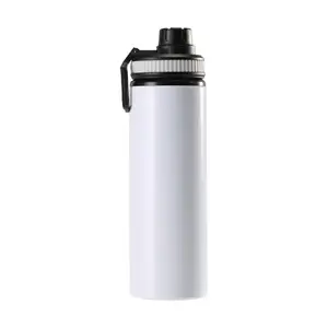 500ML 750ML 600ml Sublimation Aluminum Water Bottle Custom Logo Large Mouth