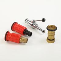 Lance d'incendie flexible portable en laiton ShengFeng Rouge de haute qualité 1'' 1.5'' pour dérouleur de tuyau, équipement de lutte contre l'incendie à jet d'eau