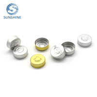Échantillon Gratuit - Capuchon en Aluminium de 20 mm, Capuchon de Scellage à Sertir en Aluminium pour Flacon en Verre Pharmaceutique