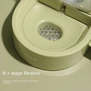 Bol à eau et à nourriture double usage pour <span class=keywords><strong>chat</strong></span>, distributeur d'eau pour chien non électrique, abreuvoir pour animaux de compagnie, anti-bave, anti-renversement, bol pour <span class=keywords><strong>chat</strong></span> - Product Image 2