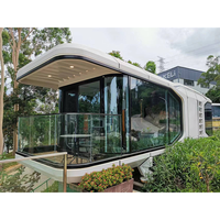Cabine préfabriquée Matériau en acier pour hôtel ou station touristique Conception de maison préfabriquée pour un séjour confortable
