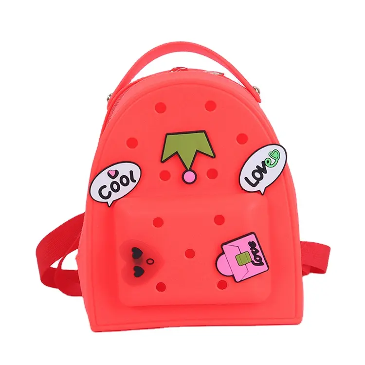 Fashion Eva Mini Silicone Cartoon Candy Travel Student Back Pack Child Jelly Kids Backpack School Bag For Girls