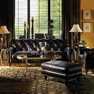 <span class=keywords><strong>Sofá</strong></span> Cuadrado de Madera Envejecida Estilo Americano Retro con Acabado de Cera, Tres <span class=keywords><strong>Plazas</strong></span>, Estilo Europeo, Acolchado, de Lujo - Product Image 2