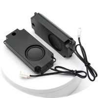 10045 100*45MM étanche gamme complète double aimant haut-parleurs 5W 8 Ohm Bluetooth Mini boîte haut-parleur avec câble pour véhicule électrique