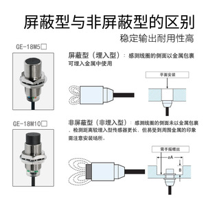 เซ็นเซอร์สวิตช์โลหะอุปนัยทรงกระบอก M18เกลียวทรงกระบอกสำหรับ E2E-X5E1/X10ME1/MF1 - Product Image 3