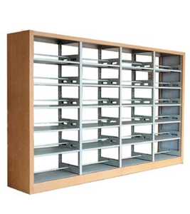 Estantería de Biblioteca de Doble Cara, Moderna, Estable, de Madera, para Escuelas y Universidades, Estilo Nuevo - Product Image 1