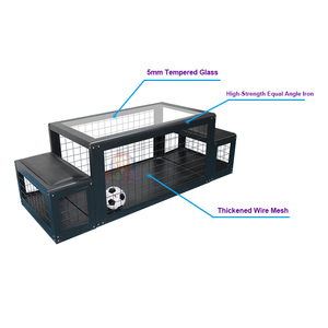 素晴らしいファッションフットボールゲーム テーブルの下で 室内エンターテイメント 座って遊ぶフットボール サブテーブル - Product Image 3
