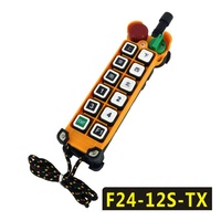 Télécommande de palan électrique multi-boutons F24-12S télécommande sans fil pour l'automatisation d'usine contacteur intégré