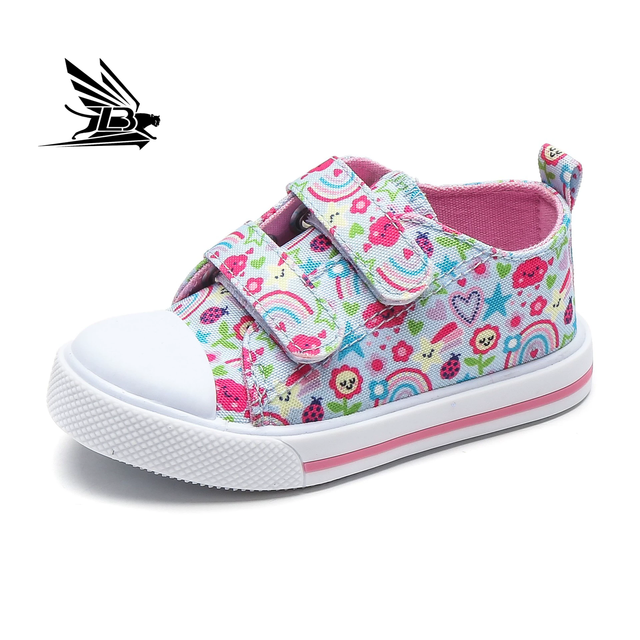 Hot Sale Children's Canvas Shoes New Style Girls Cartoon Cute Classic Canvas Shoes Boys Trendy Casual Sneakers