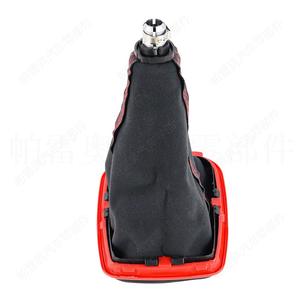 ฝาครอบหัวเกียร์หนัง Volkswagen Golf 4 แบบ 6 สปีด สีแดงคู่ ป้องกันคันเกียร์ตามหลักสรีรศาสตร์ - Product Image 4