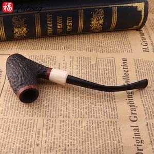 Futeng-pipa de madera para fumar, pipa hecha a mano de nuevo estilo - Product Image 4