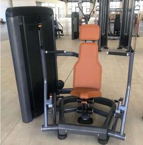 Máquina de prensa de hombros y pecho sentado de acero, equipo de fuerza de <span class=keywords><strong>gimnasio</strong></span> para culturismo, ejercicio, Fitness, Pin, brazo de entrenamiento de carga - Product Image 5