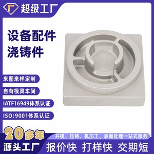 Aluminum Alloy Gravity Casting Part ZL104 Motor Equipment Base Custom Made For Industrial Use - Product Image 1