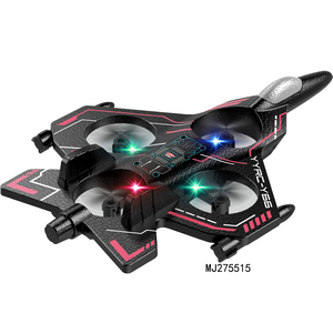 Avion de combat en mousse télécommandé 2,<span class=keywords><strong>4</strong></span> GHz à quatre axes, portée 60 m, intérieur/extérieur, <span class=keywords><strong>4</strong></span> canaux, câble USB - Product Image 1