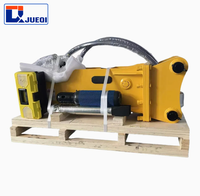 Marteau hydraulique de type supérieur robuste SB70 SB81 pour l'exploitation minière avec pièces de rechange complètes, tête avant, piston et burin