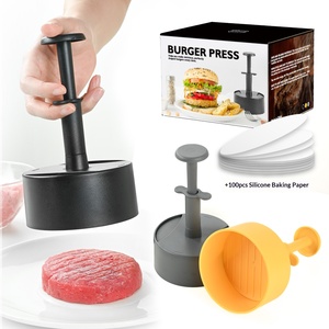 Prensa Manual para Hamburguesas de Plástico, Antiadherente, para Uso Doméstico - Product Image 2