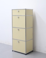 Modern Inspiriertes Edelstahl-Modul-Sideboard Aufbewahrungseinheit Direkt vom Hersteller Vitrine für Zuhause und Büro