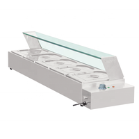 Salle de bain isotherme électrique, vaisselle de cuisine commerciale, avec affichage en verre, en acier inoxydable, pour marmite, avec indicateur à led
