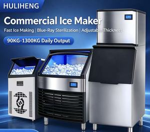 โรงงานผลิตเครื่องทำน้ำแข็งขนาด 300 กก./500 กก./1000 กก. เครื่องทำน้ำแข็งก้อนแบบโมดูลาร์ขนาดใหญ่สำหรับร้านเครื่องดื่มเย็น - Product Image 3