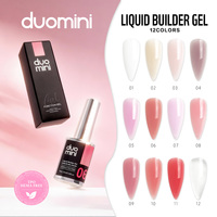 Gel de construction liquide Tpo Hema Free pour ongles - 12 ml, gel de rallongement à durcissement UV/LED, longue durée, non fissurant, fournitures d'art des ongles