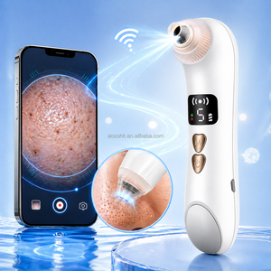 Custom Logo Visual <b>Vacuum</b> Blackhead Remover with Heating Function Adjustable 5 Levels of Suction Power <b>Vacuum</b> Blackhead Removal - Product Image 1