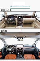 Conversion de voiture XLstyling ANCIEN À NOUVEAU KIT DE CARROSSERIE AUTO POUR LEXUS LX570 2008-2020 MISE À NIVEAU VERS LX570 2021 modèle