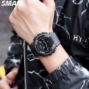 Montres de sport numériques pour hommes et garçons, marque de luxe haut de gamme Smael 8073, étanches, avec écran LED. - Product Image 4