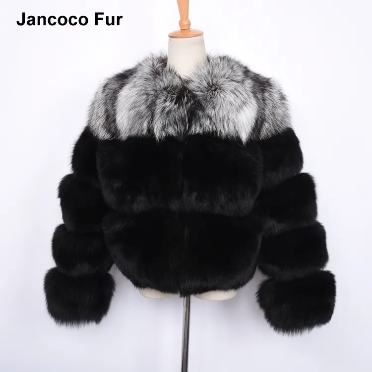 Winter Fashion Style Real Fox Fur Coat Women Luxury Thick Warm Natural Fur Jacket High Quality Overcoat S7486