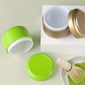 Contenitore Ermetico Rotondo in Metallo per Polvere di Matcha e Caffè, 10ml 54X49mm, con Logo Personalizzato RTS, Scatola con Interno in PP - Product Image 2