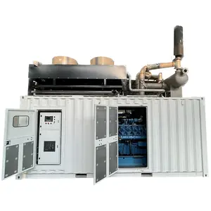 Set Generator Gas Metana Alami 900kw 1000kw LNG CNG Didukung Oleh Baudouin 16M33D1280NG10