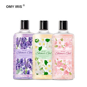 Gel de Ducha Exfoliante Orgánico de Marca Propia al por Mayor, Gel de Ducha Hidratante con Pétalos de Rosa, Gel de Ducha <span class=keywords><strong>Japonés</strong></span> - Product Image 1