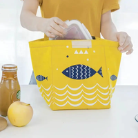 OEM 600D tas pendingin makanan mode klasik isolasi panas tahan air tas jinjing terisolasi makan siang harga bagus