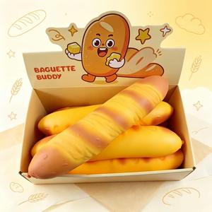 Jumbo French Bread Baguette <b>Squishy</b> Toy Scented Slow Rising <b>Food</b> Fidget Toys Wholesale Stress Relief Toys Bulk - Product Image 3