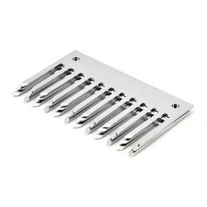 เครื่องมือทำให้เนื้อนุ่ม ขนาด 88x80x0.8 มม. ทำจากสแตนเลส สำหรับเนื้อไก่ เนื้อวัว และเนื้อสเต็ก - Product Image 4