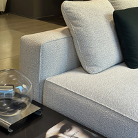 Fournisseur chinois en gros de canapés de salon, meubles de bonne qualité, tissu textile, matière première