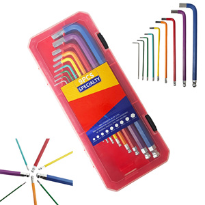 9pc Ball Point L-Style Hex <b>Driver</b> <b>Set</b> CR-V Steel Black Oxided 1.5-10mm -001 - Product Image 2