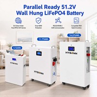 Batterie murale LiFePO4 Hysonn Parallel Ready 51,2 V pour systèmes photovoltaïques résidentiels – Fournisseur et distributeur pour les installateurs