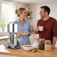 Moulin à épices électrique portable de 500 g pour cuisine, aliments secs, herbes, sel, céréales – Vente en gros