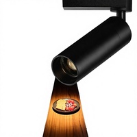 Spot LED de plafond en aluminium sur rail, éclairage anti-éblouissement apparent/encastré pour usage commercial, tables de salle à manger, bars