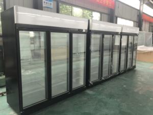 Réfrigérateur vertical à Double porte, pour boissons froides, supermarché, prix pour réfrigérateur et congélateur, 1 pièce - Product Image 6