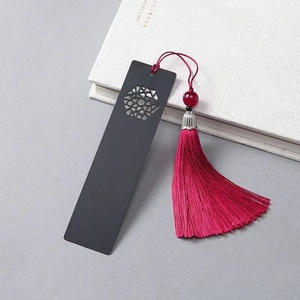 Marcapáginas de metal ecológico con logotipo recortado Patrón de dibujos animados Tamaño personalizado y diseño clásico para libros - Product Image 5