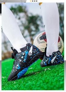 Zapatos de Entrenamiento de Fútbol Ligeros y Transpirables para Niños, <span class=keywords><strong>Tacos</strong></span> para Terreno Blando, Césped <span class=keywords><strong>Artificial</strong></span>, Otoño, Invierno, Verano, Unisex para Exteriores - Product Image 5