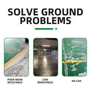 Peinture pour sols en résine synthétique à base d'eau, rénovation de sols en ciment, antidérapante, résistante à l'usure, anti-poussière, protection de l'environnement, couleur - Product Image 3
