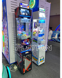 Playfun, venta al por mayor, juguetes que funcionan con monedas, <span class=keywords><strong>Candy</strong></span> World, Mini máquina de <span class=keywords><strong>juego</strong></span> de garra con aceptador de billetes en efectivo a la venta - Product Image 3