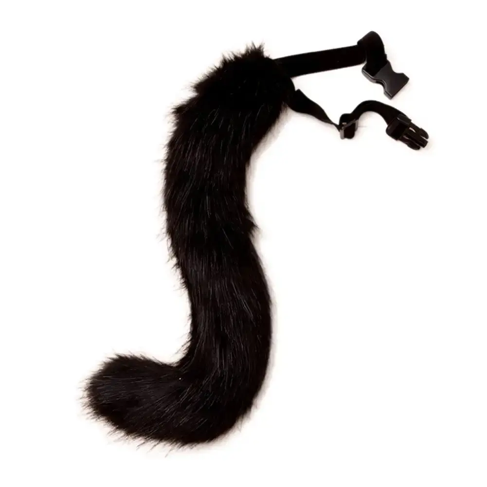 China Manufacturer Factory Outlet Halloween fox Tail Accessories Festive set Handmade Cute Plush Animal Tail