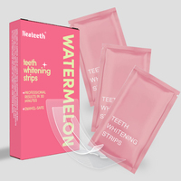 Bandes de blanchiment avancées Bandes de blanchiment des dents aromatisées Bandes sèches de blanchiment des dents pour les dents sensibles